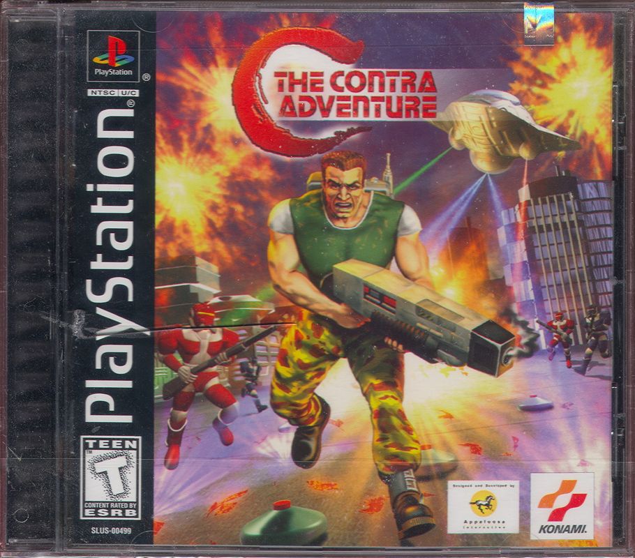 Contra Adventure box art for Playstation